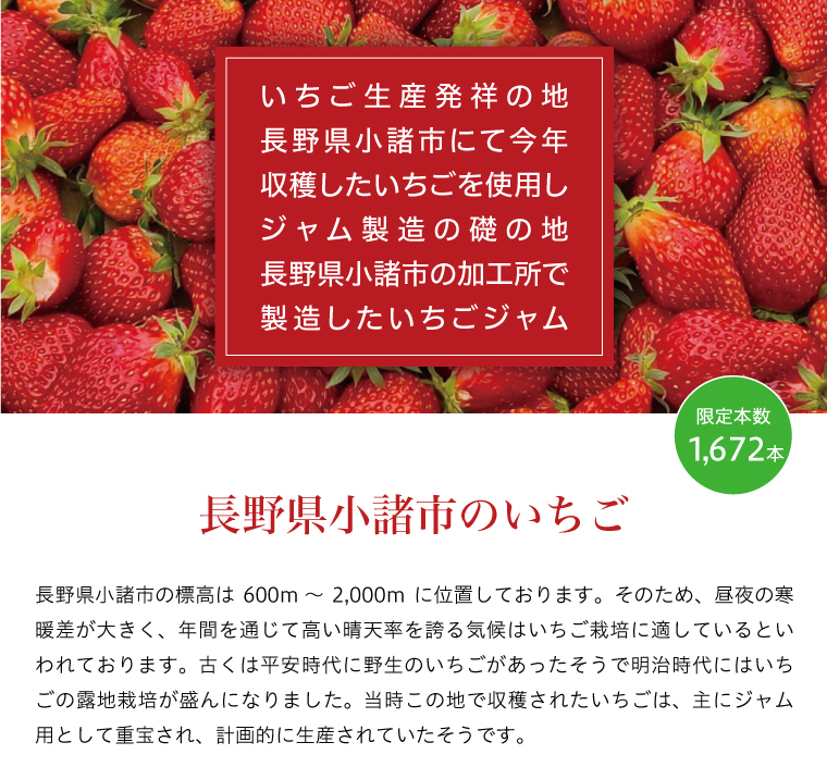 小諸市産いちごジャム特集 セルフィユ軽井沢 ギフトにおすすめの上質で贅沢なジャム ディップ